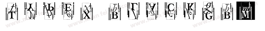 TypeX BlackGB字体转换